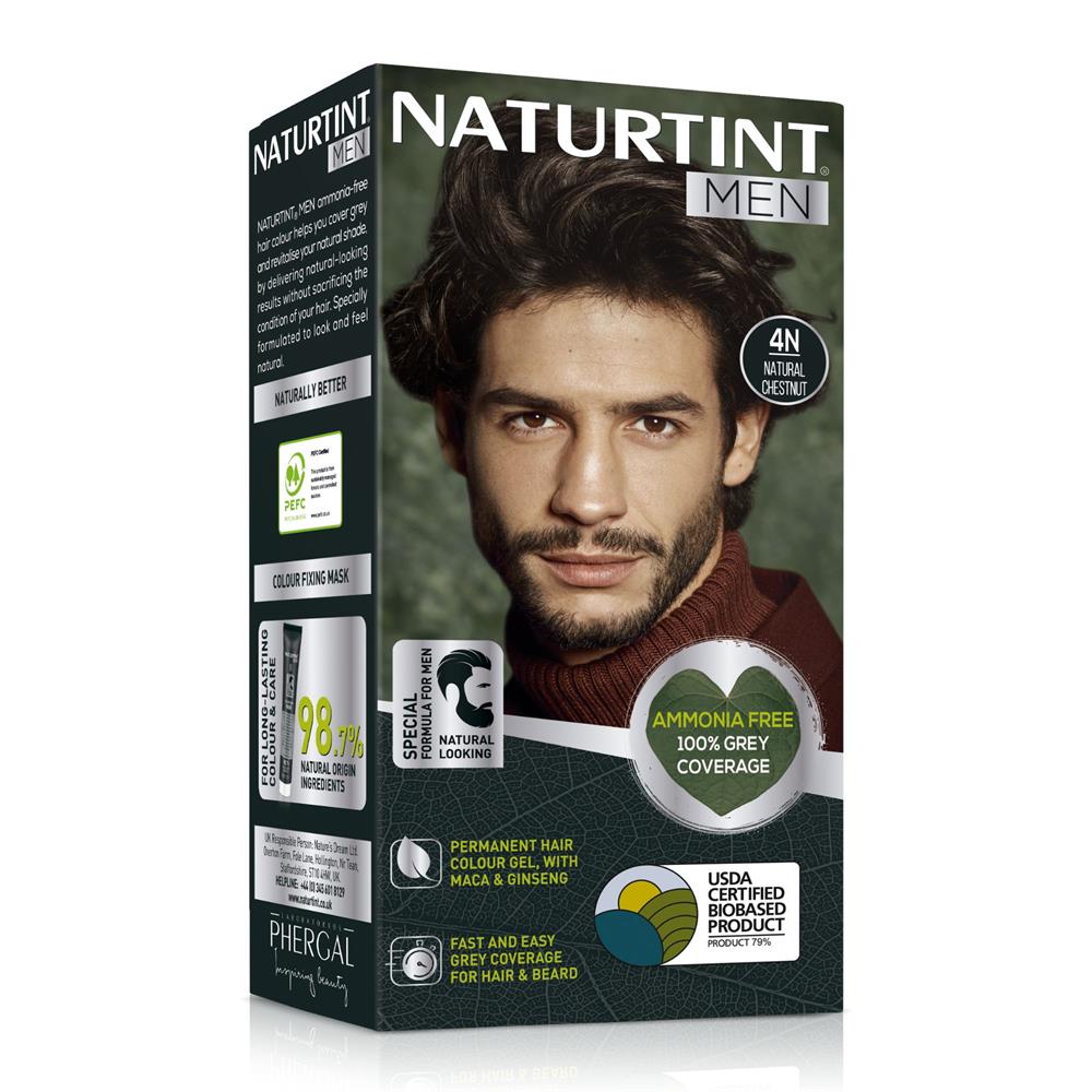 Men Hair Dye Natural Chestnut