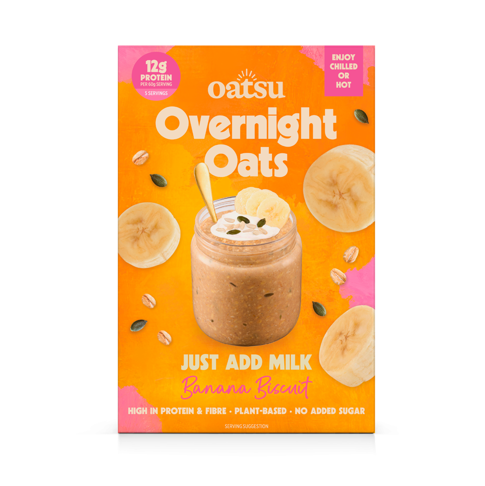 BananaBiscuit Overnight Oats
